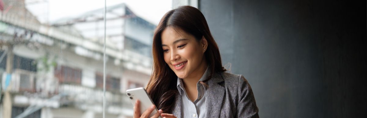 woman on phone