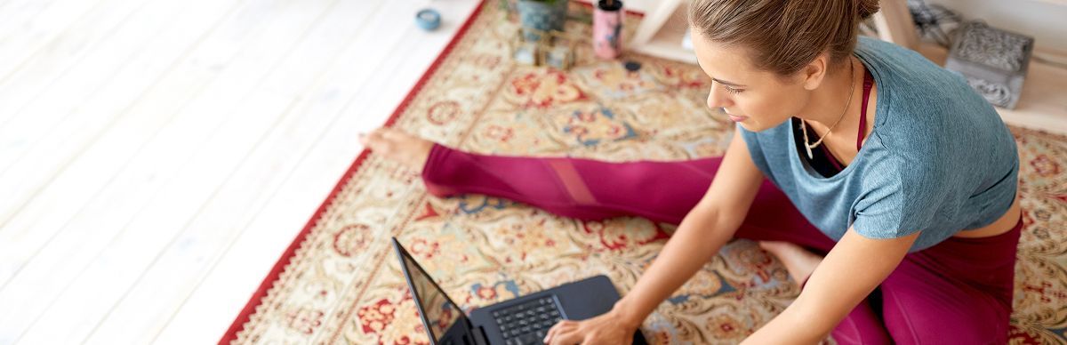 woman on laptop