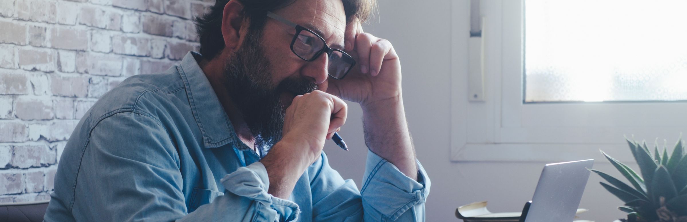man on laptop