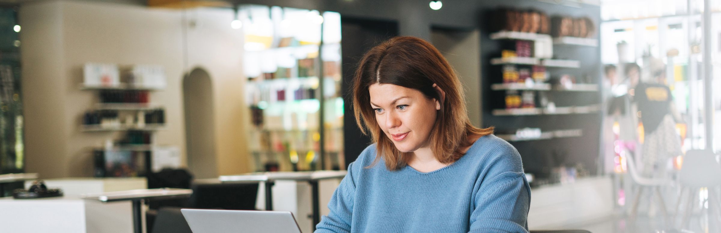 woman on laptop