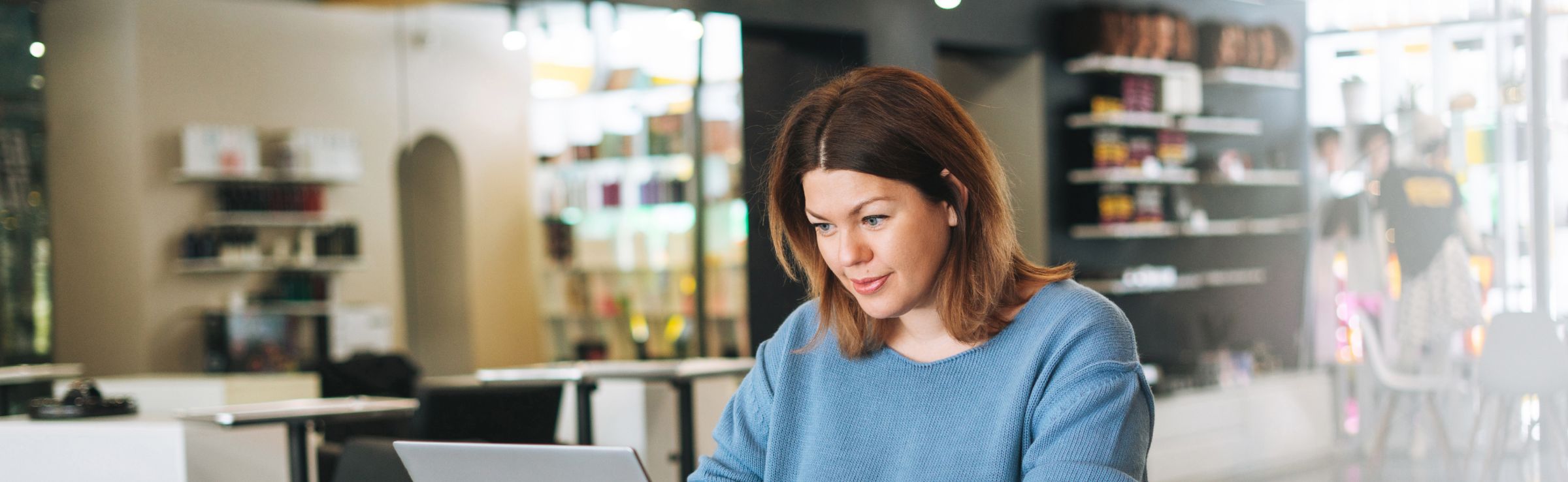 woman on laptop