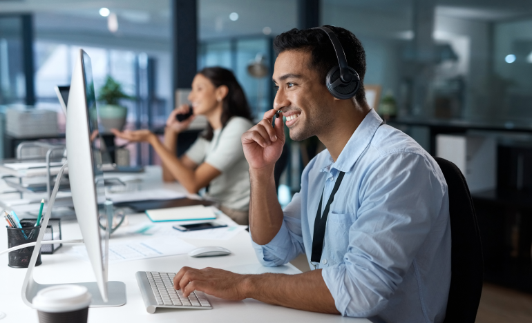 Customer Service Agents at work