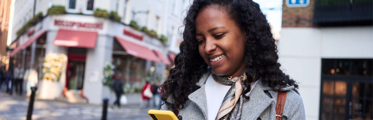 woman on phone
