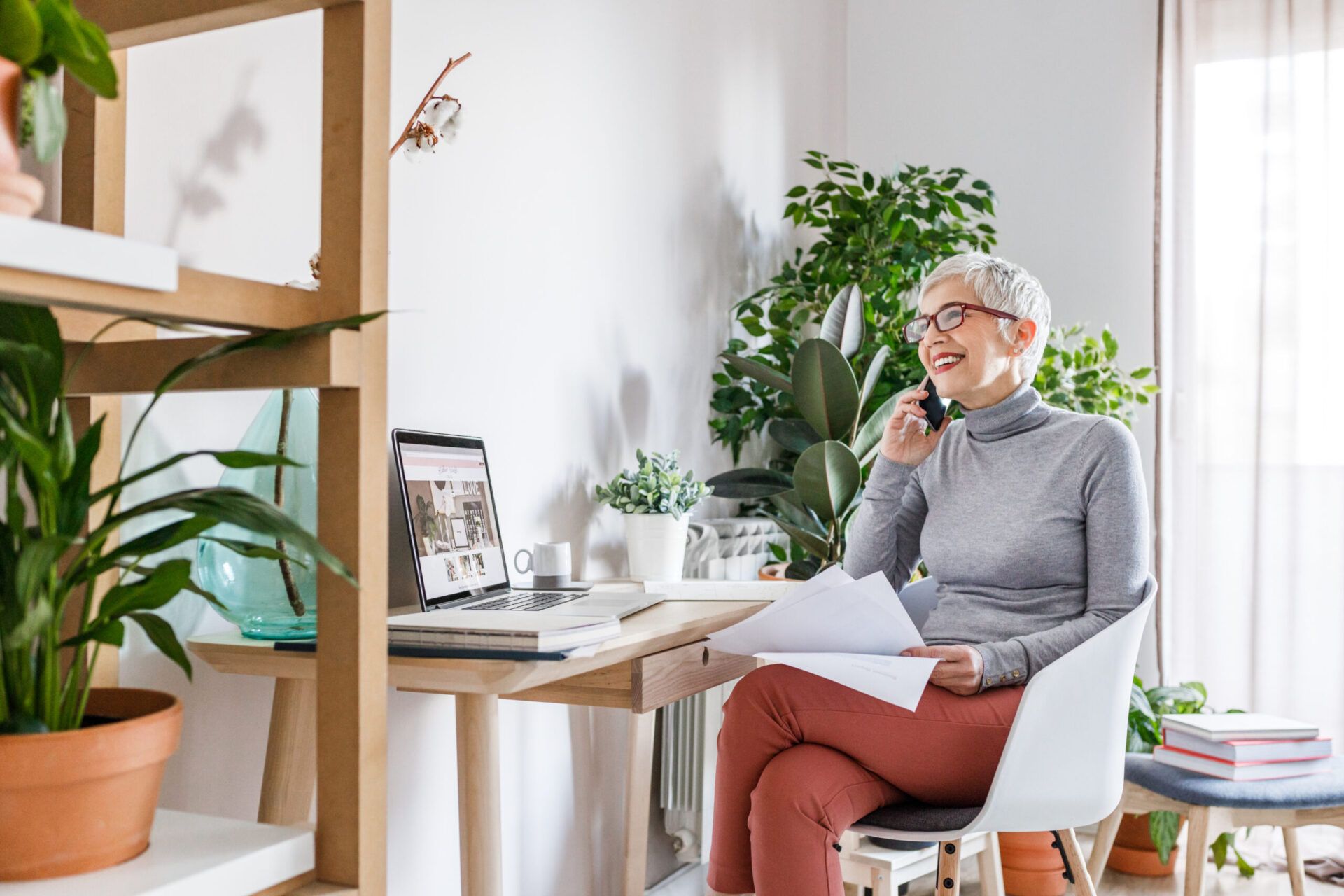 Woman Talking On Cell Phone