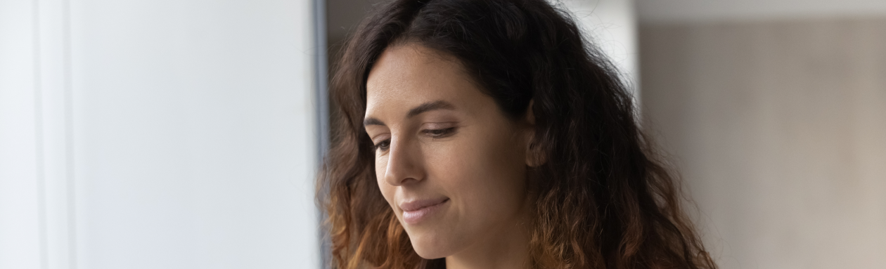 Woman using her mobile phone