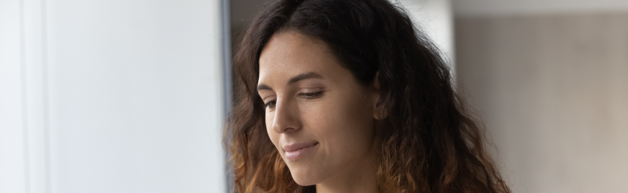 Woman using her mobile phone