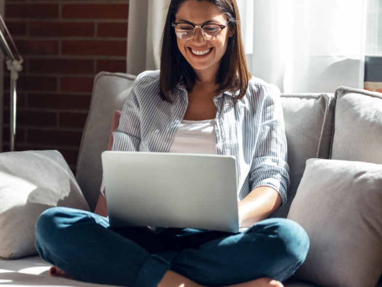 Picture of a customer overseeing AI agents making online purchases