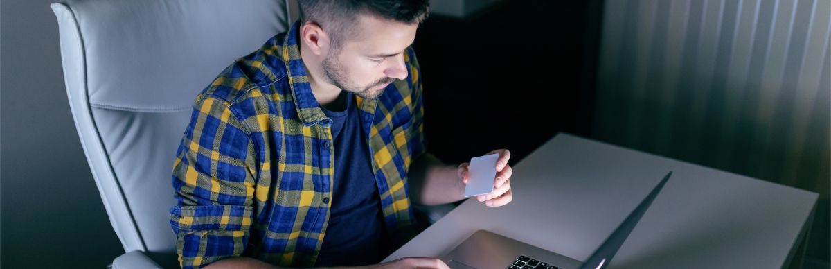 man on laptop