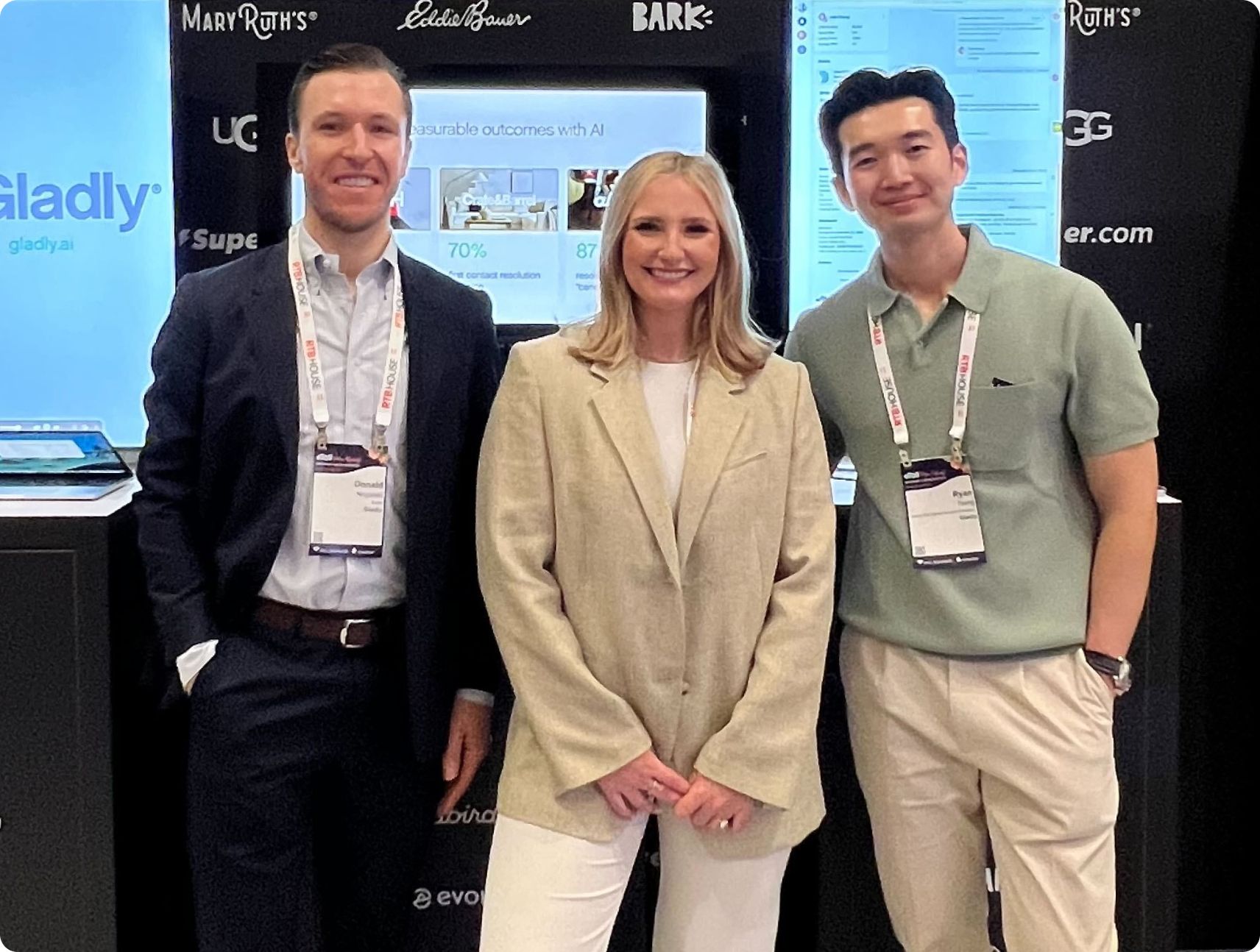 Gladly team at eTail