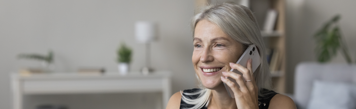 woman on a mobile phone call
