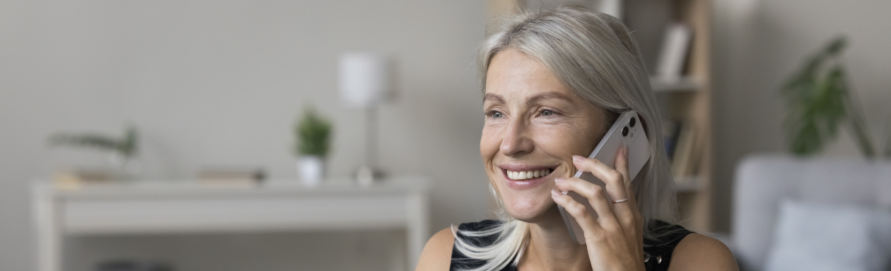 woman on a mobile phone call