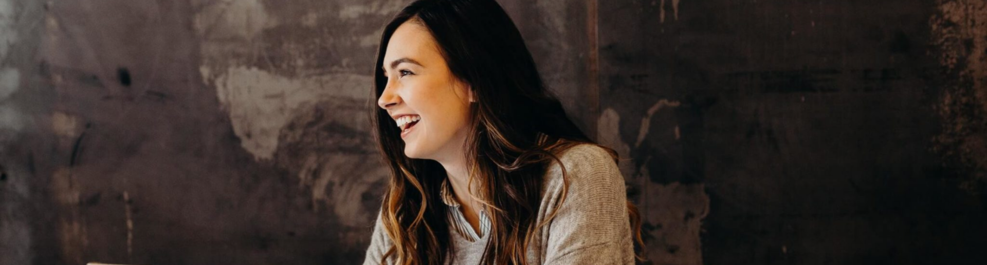 Image of a woman smiling