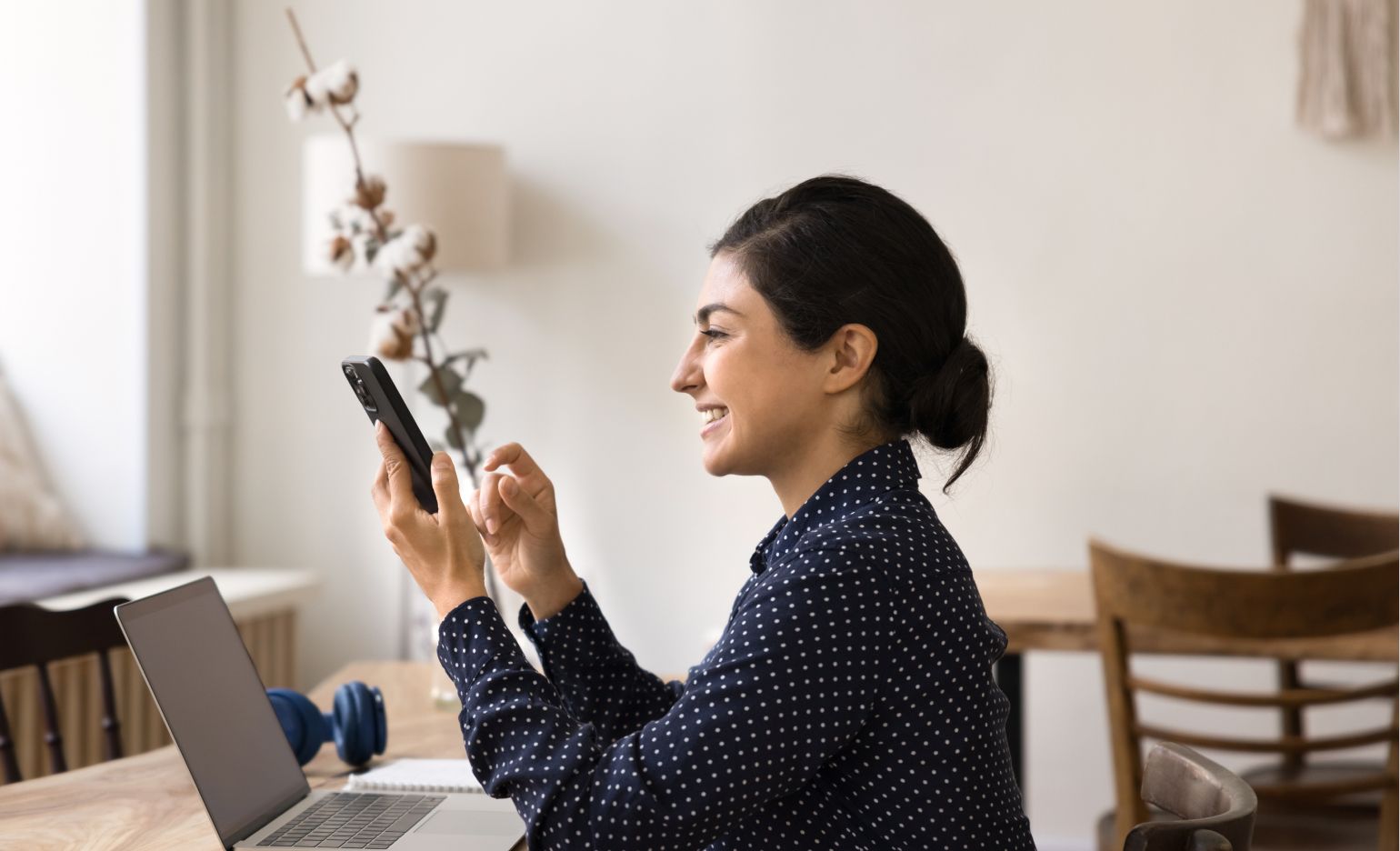 woman on phone