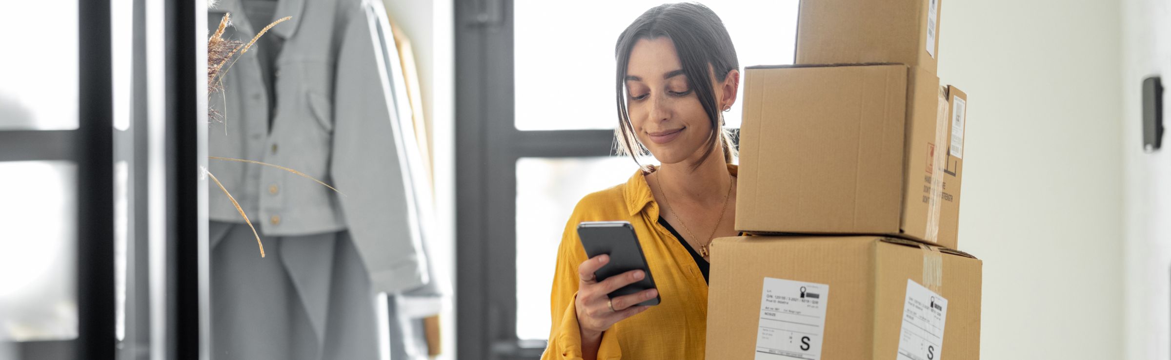 woman on phone