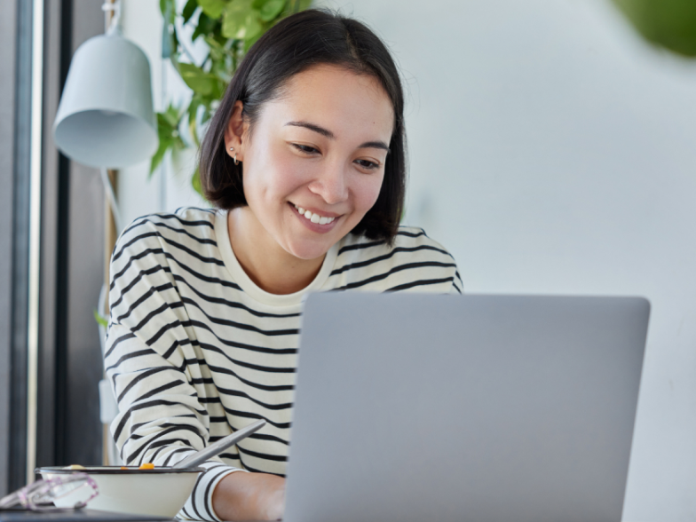 A customer service agent reviewing AI decision data in the Conversation Review Panel