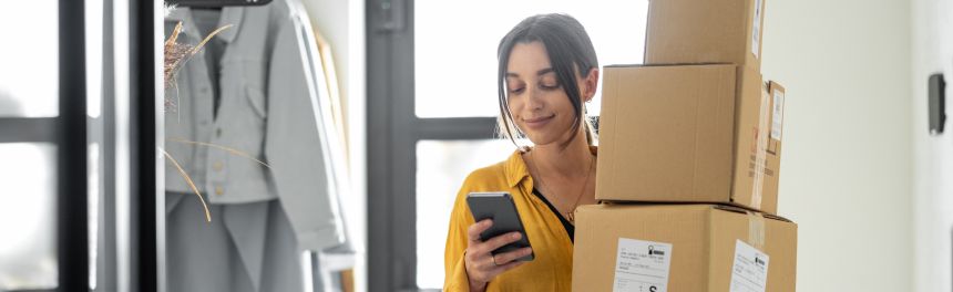 woman on phone