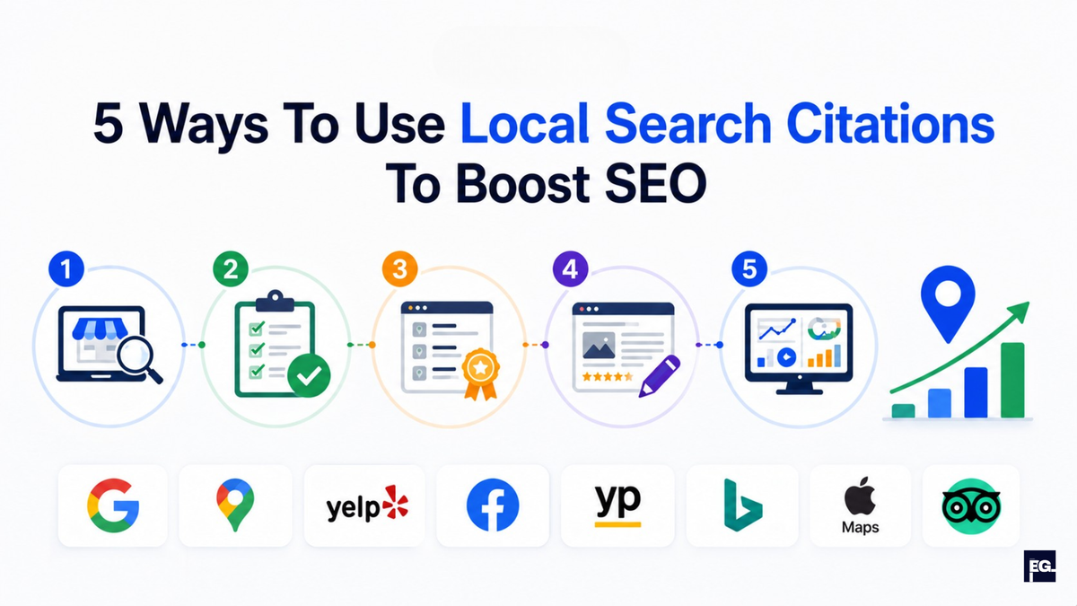 Overview of local SEO citations improving trust and local search rankings
