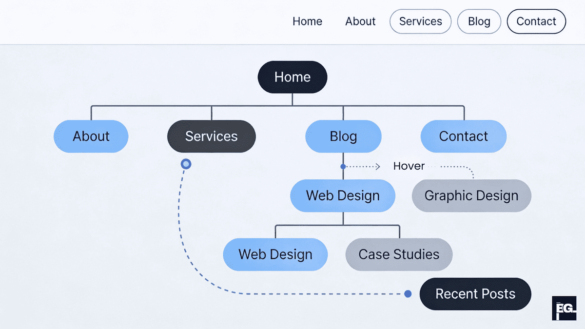 intuitive website navigation and information architecture for better user experience