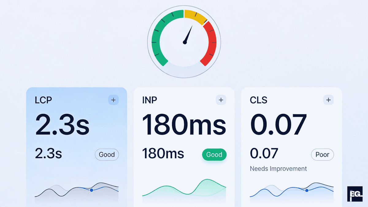 website user experience improved through fast page speed and core web vitals optimization