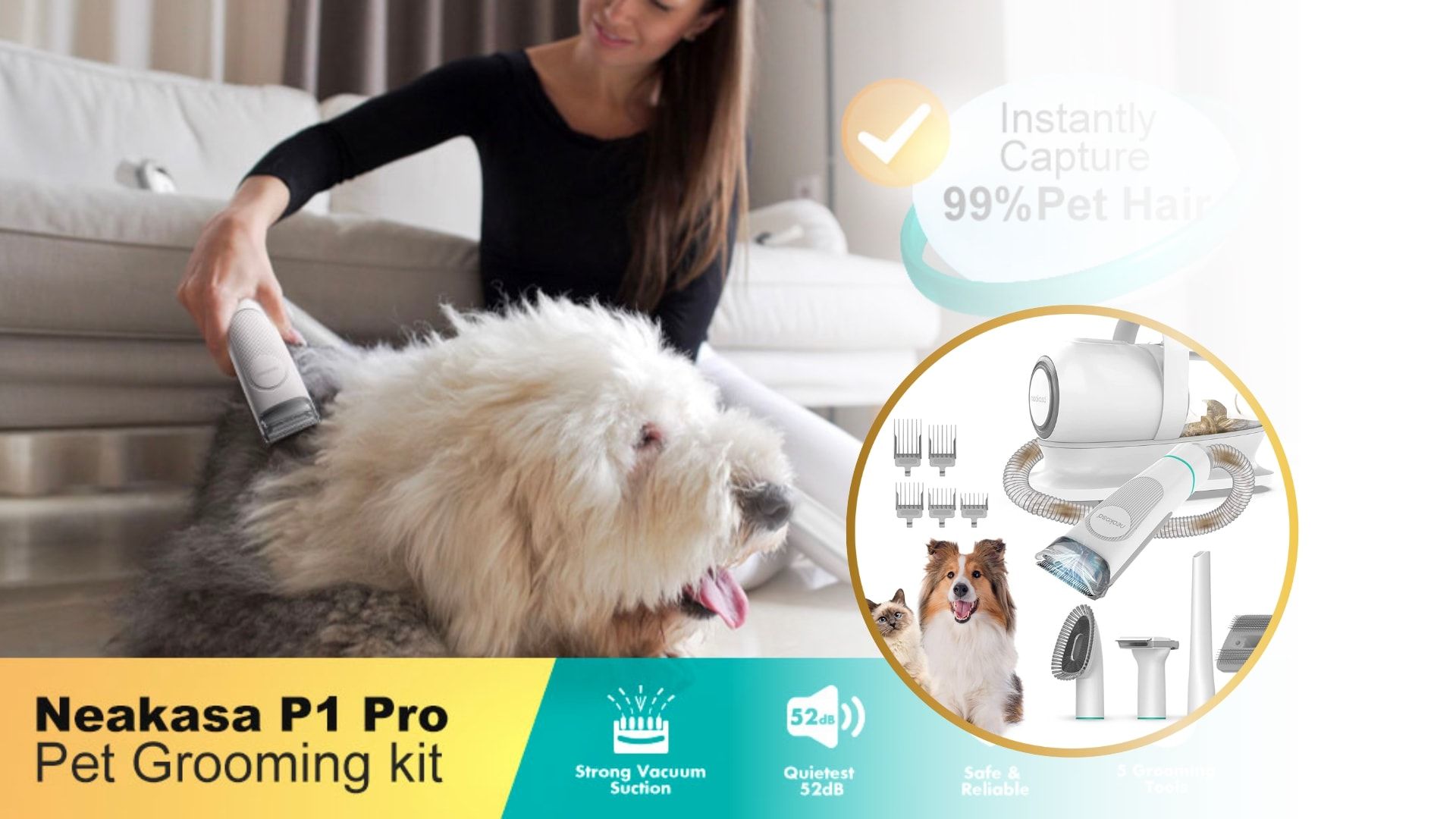 Neabot P1 Pro: The Ultimate Pet Grooming Vacuum Kit Review