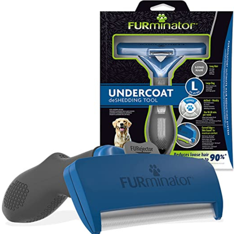 FURminator Deshedding Tool For Large Long Hair Dogs 23-41 Kg