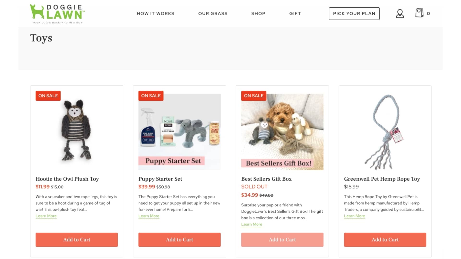 Review on DoggieLawn Toy Starter Sets