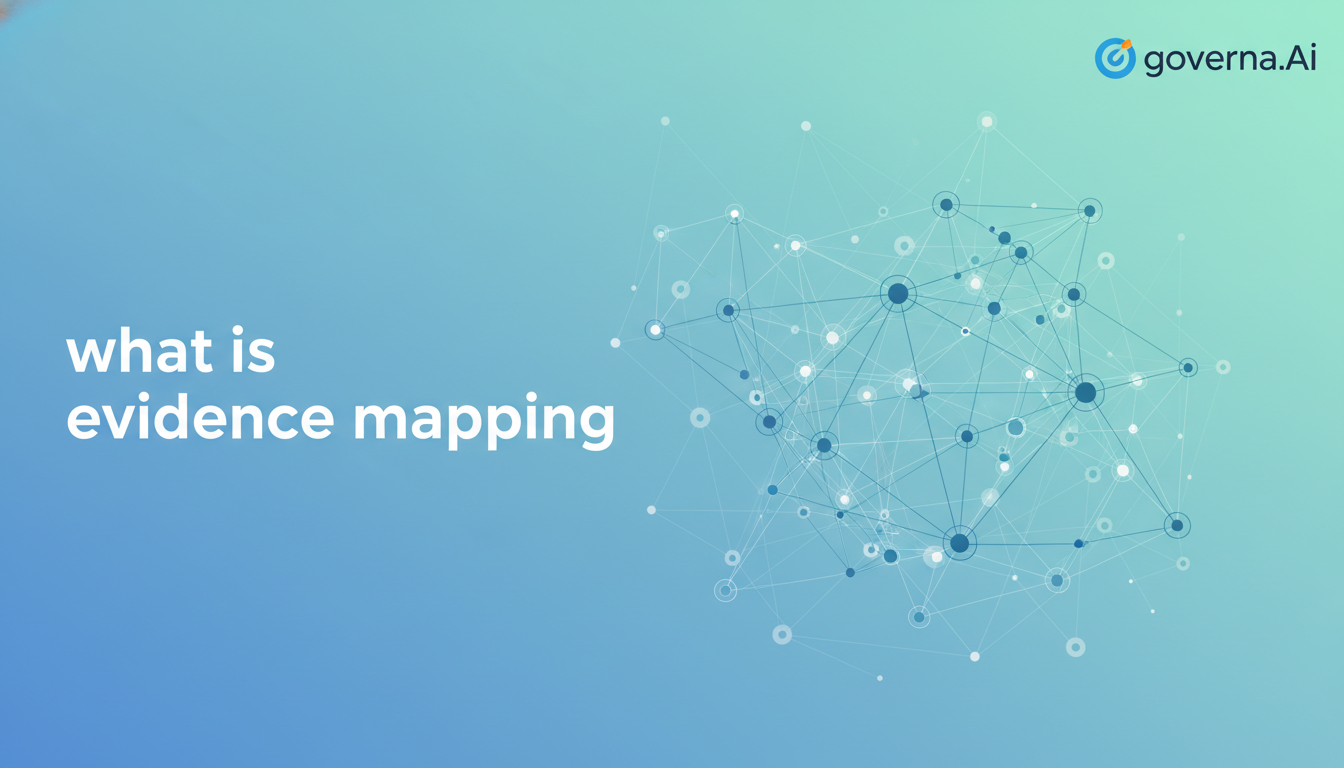 Smart city map displaying urban service icons. Network mapping nodes on a blue gradient background.