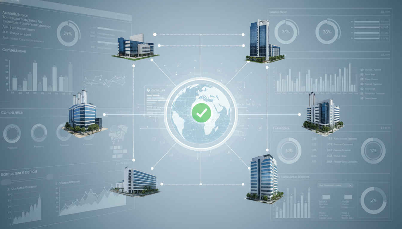 Cybersecurity protecting a global network of buildings.