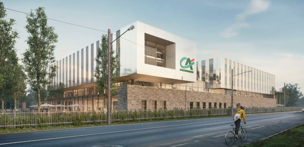 Photo principale représentant le projet Reconstruction d'un ensemble tertiaire "CAMPUS 45" Crédit Agricole Centre Loire