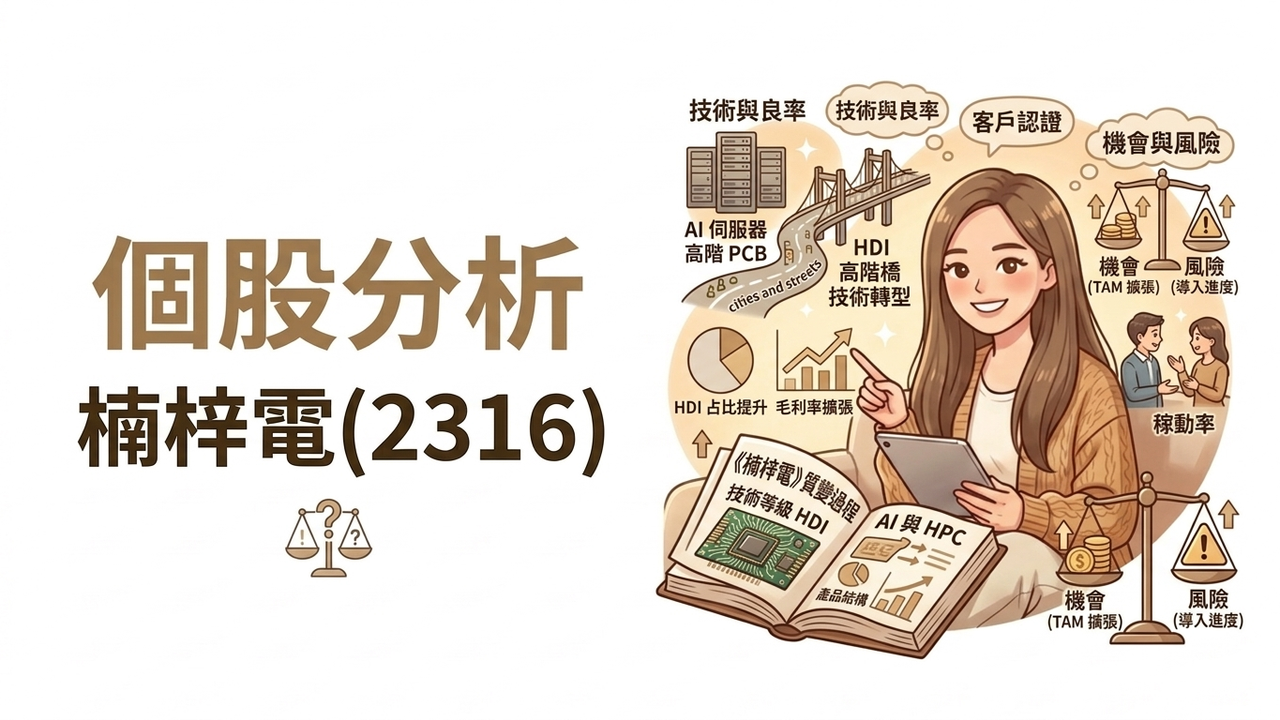 楠梓電 2316 可以買嗎？從虧損到 AI 轉型，HDI 高階 PCB 投資機會與風險完整解析