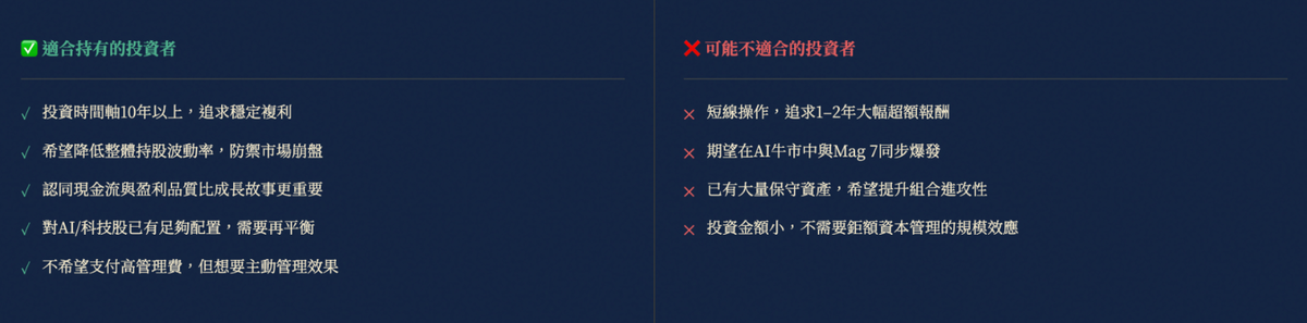 哪些投資人適合持有波克夏 BRK.B，以及不適合投資 BRK.B 的投資人類型