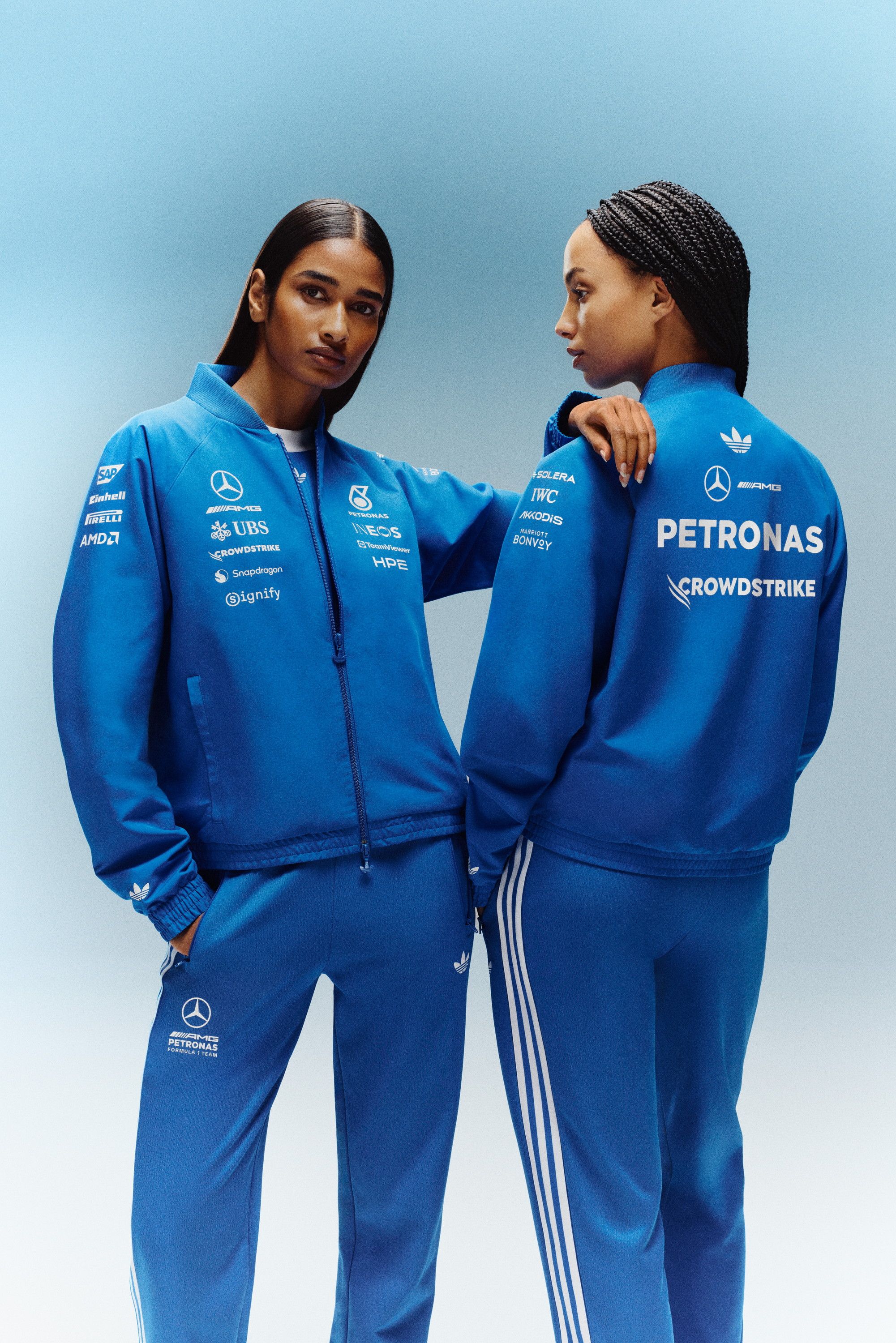 FW26 Blue Wonder Collection for Mercedes-AMG x Adidas Motorsport, photograph 2 by Pascal Behring