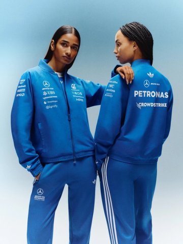 FW26 Blue Wonder Collection for Mercedes-AMG x Adidas Motorsport, photograph 2 by Pascal Behring