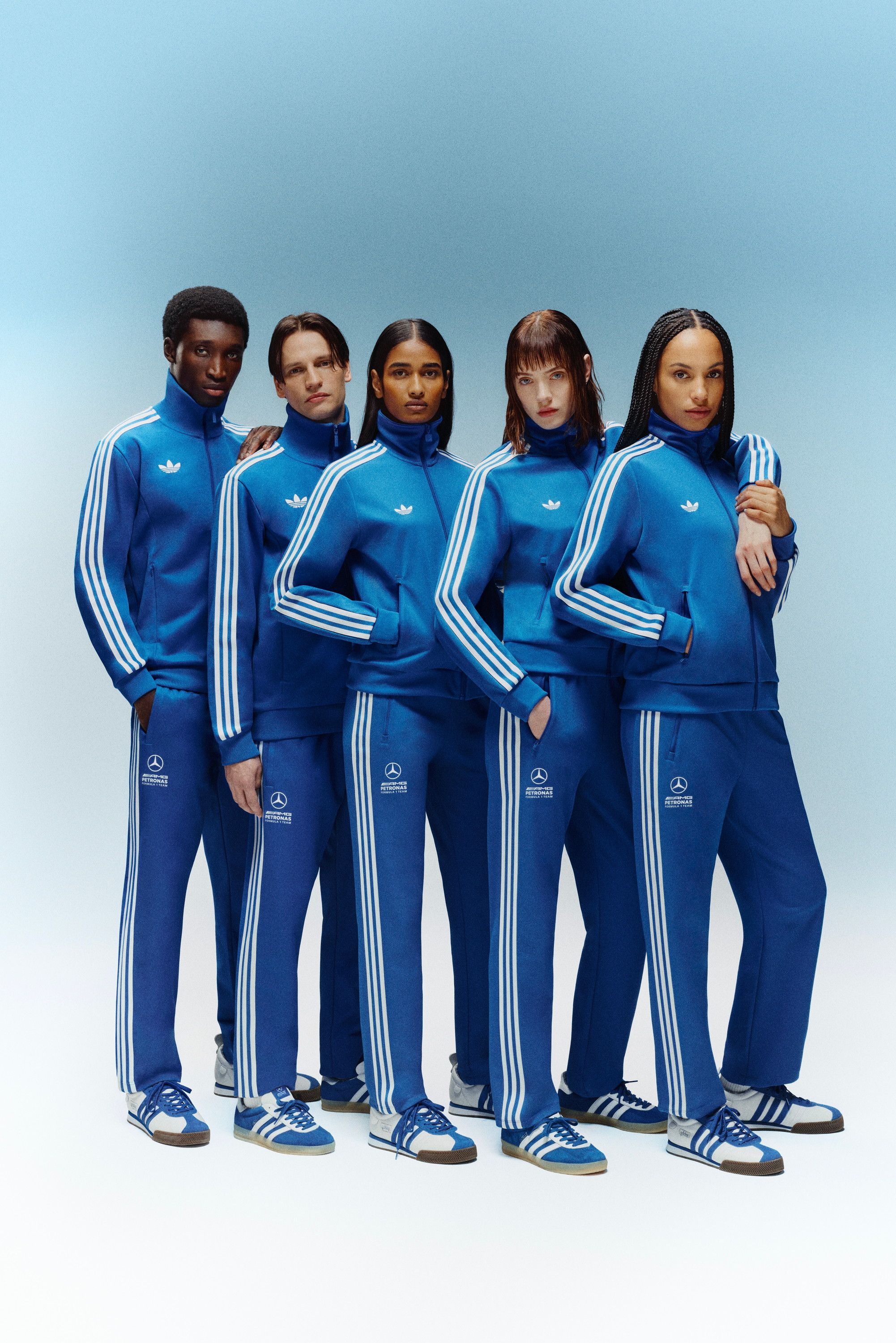 FW26 Blue Wonder Collection for Mercedes-AMG x Adidas Motorsport, photograph 1 by Pascal Behring