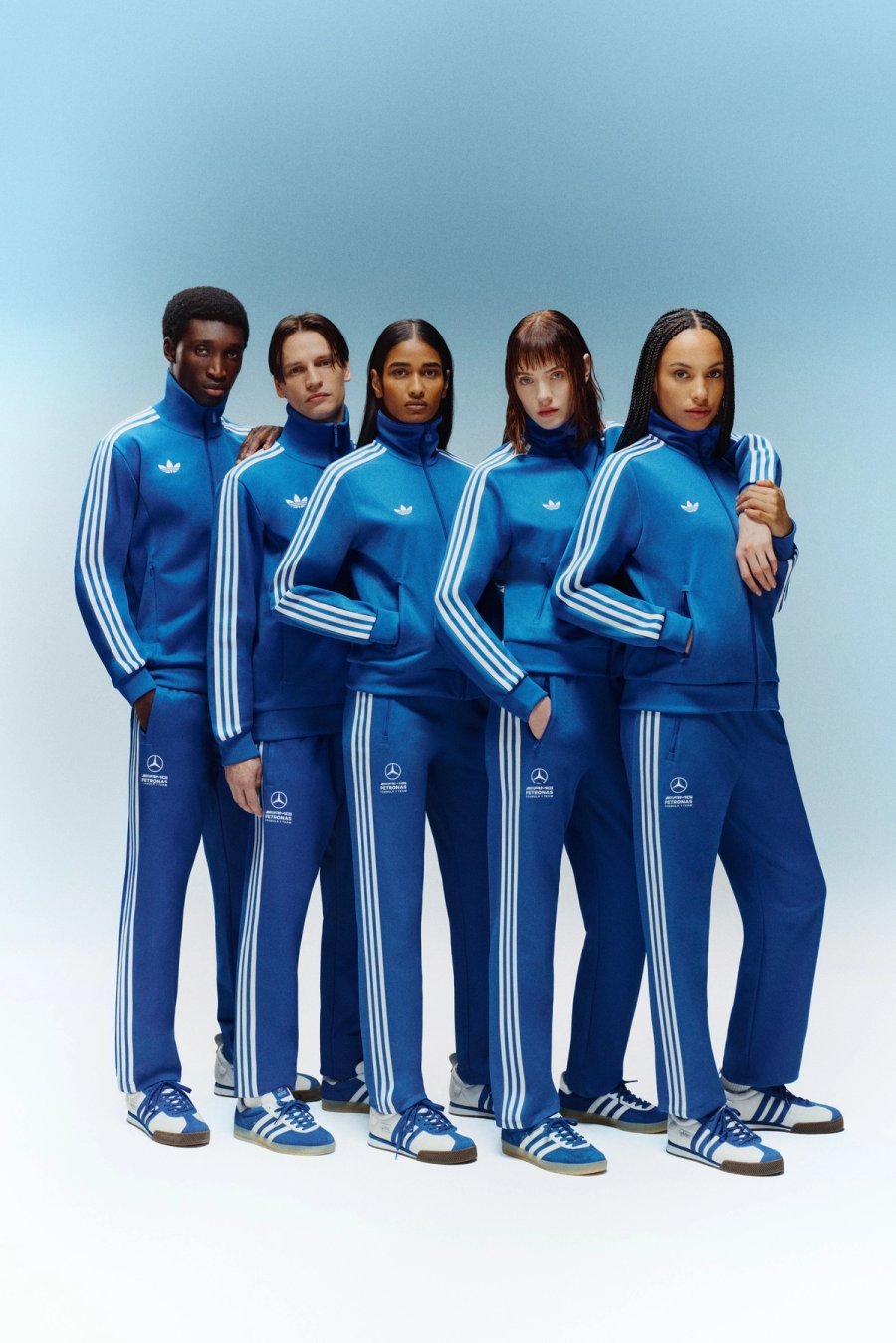 FW26 Blue Wonder Collection for Mercedes-AMG x Adidas Motorsport, photograph 1 by Pascal Behring