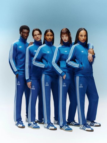 FW26 Blue Wonder Collection for Mercedes-AMG x Adidas Motorsport, photograph 1 by Pascal Behring