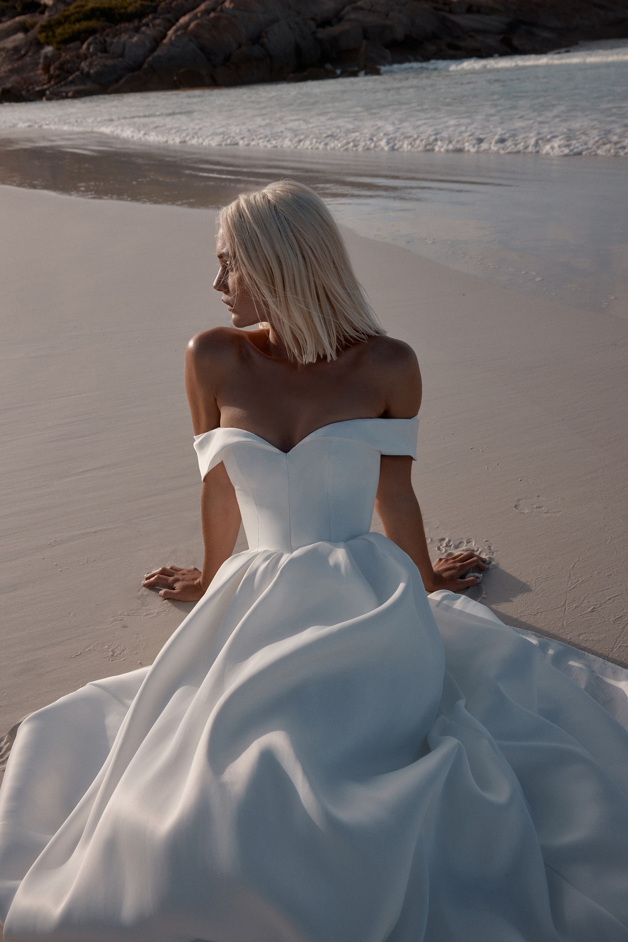 white wedding dress alter ego collection