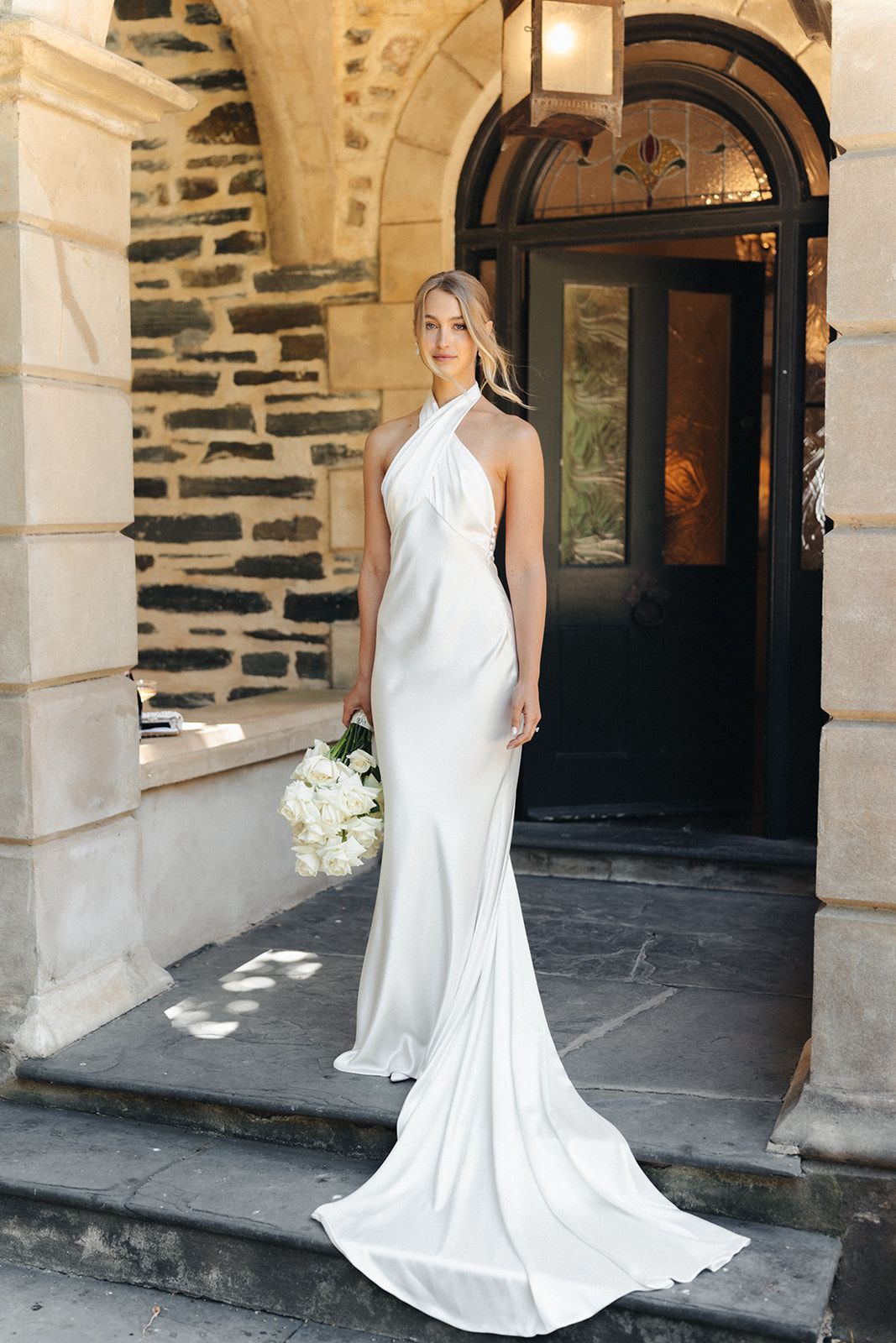 Bride Lilly Katharina at her Melbourne wedding in Custom Chosen by KYHA