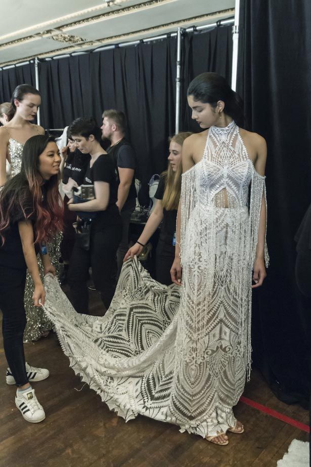 Melbourne Fashion Week: Opening Gala behind the scenes one day bridal editorial 