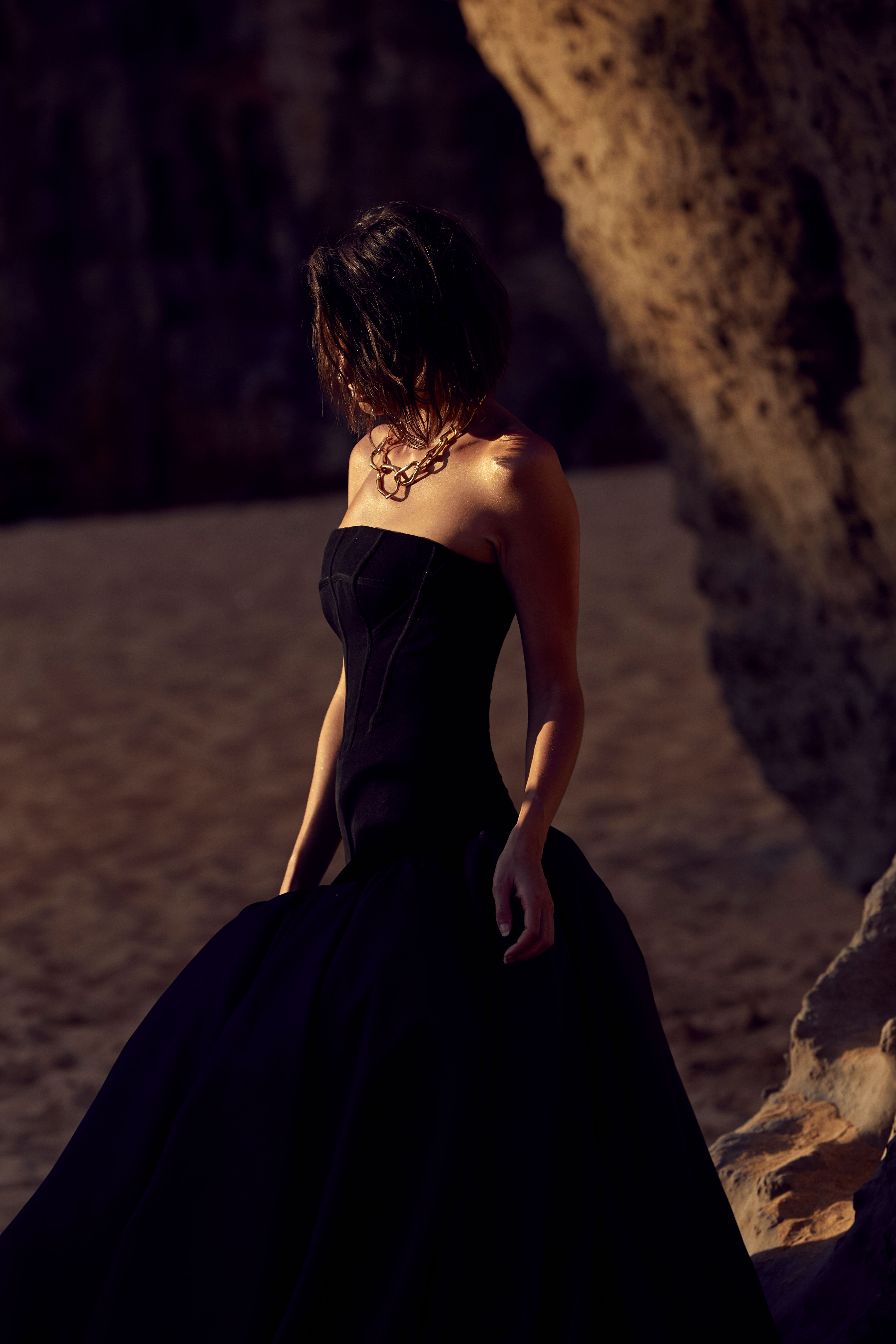 fontelina gown black kyha wedding gown red carpet
