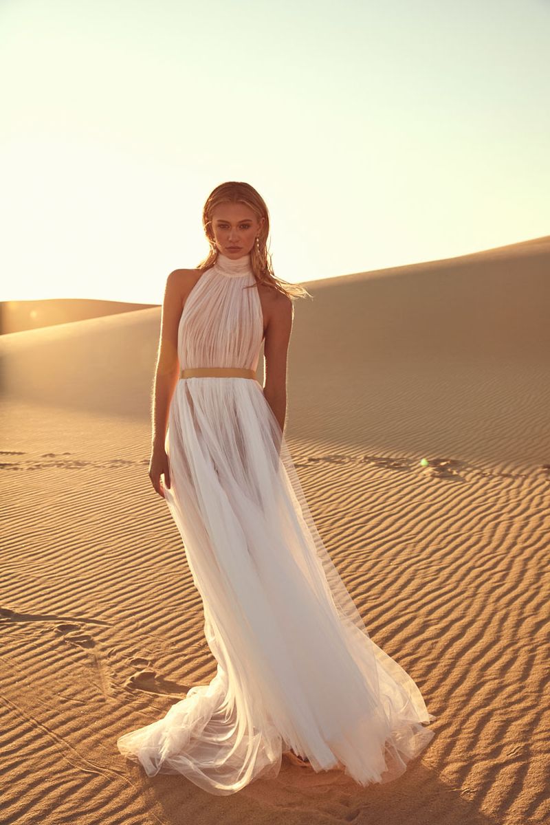Chosen By One Day: Desert Rose Collection editorial bridal pepper gown