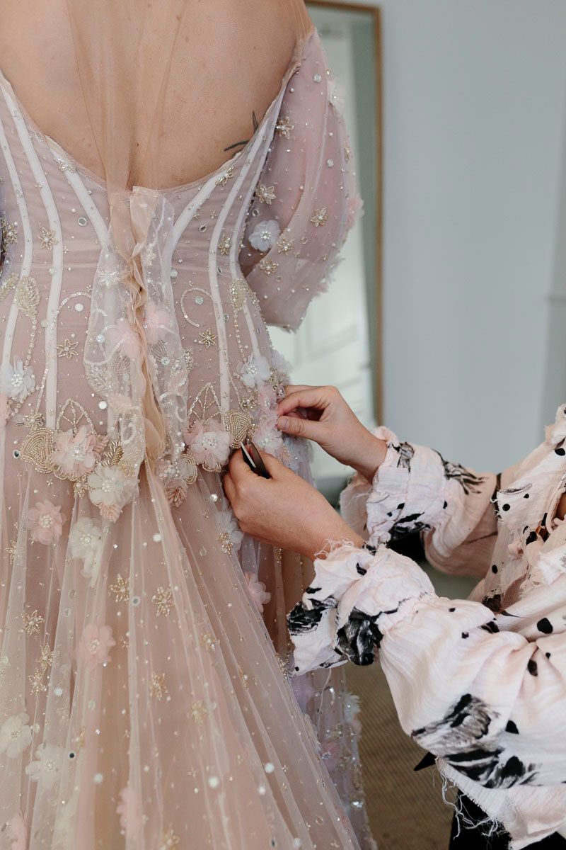 The making of a bespoke wedding dress one day bridal 