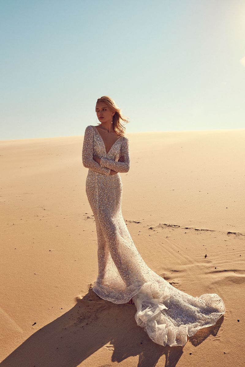 Chosen By One Day: Desert Rose Collection editorial bridal blanche gown
