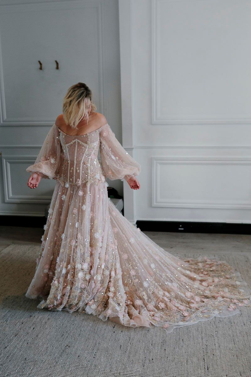 The making of a bespoke wedding dress one day bridal