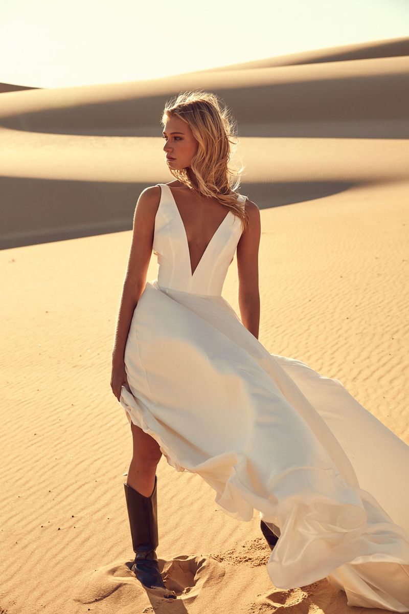 Chosen By One Day: Desert Rose Collection editorial bridal nelson gown