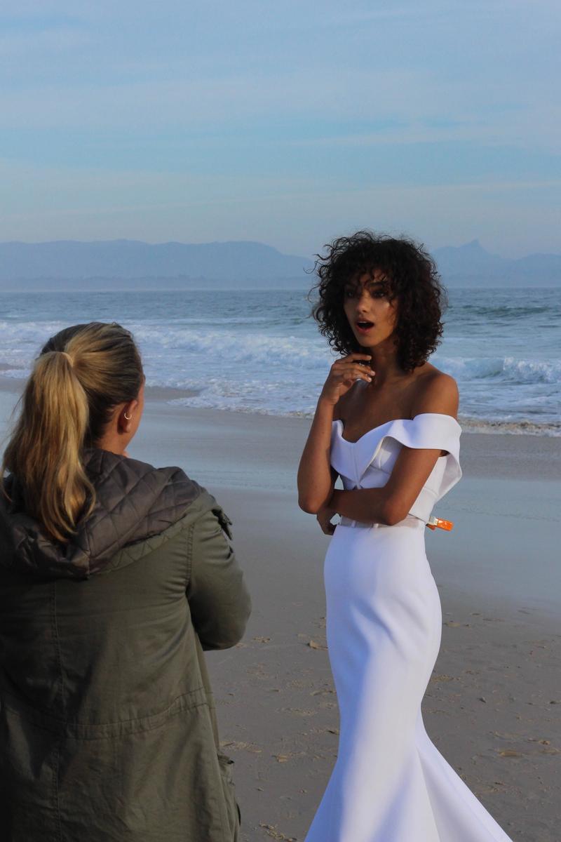 Behind The Scenes: Chosen S/S2018 editorial wedding gown dress one day bridal