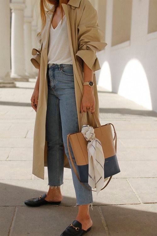 Dressing for winter loafer tan coat