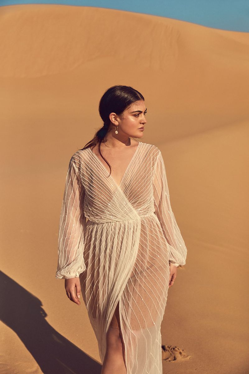 Chosen By One Day: Desert Rose Collection editorial bridal curve valentine