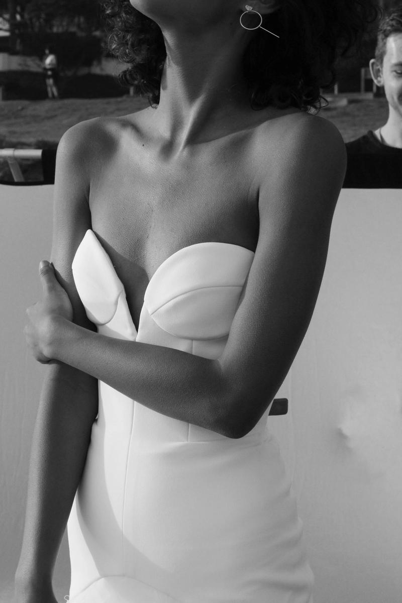 Behind The Scenes: Chosen S/S2018 editorial wedding gown dress one day bridal