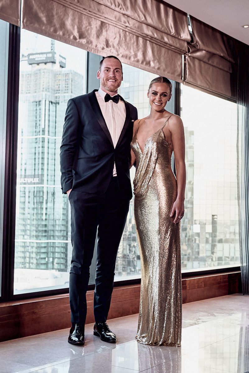 One Day 2018 Brownlow Medal bespoke red carpet gown afl sarah roughead 